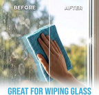 MIRACLEAN Microfiber Cleaning Cloth 12 Pack - 12 x 12 inches - Rags for Cleaning House Streak-Free Wipes for Screens, Dusting & Appliances - Premium Micro Fiber Cloth for Cleaning