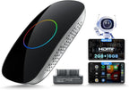 Magic Box - AI Box CarPlay Android Auto Wireless 2GB+16GB, Support YouTube, Netflix, Prime Video, Disney+, Spotify w/HDMI Output, Dual Wi-Fi & BT (5.4 & 4.2), USB Playback, AI-Powered (Piano Black)