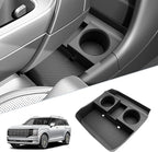SKTU for 2026 Hyundai Palisade Center Console Organizer for 2026+ Hyundai Palisade Lower Console Tray Hyundai Palisade 2026 Accessories Under Console Tray with Cup Holder