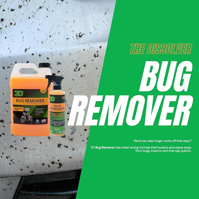 3D Bug Remover BDX Iron Remover – Ultimate Exterior Cleaning Duo for Bug, Tar, and Iron Decontamination – 16 oz Each