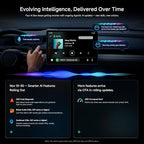 CB6 AI Box CarPlay Support for YouTube/TikTok, 2025 Wireless CarPlay Adapter with ChatGPT Assistant, Android 13,GPS Tracking, 4G LTE, Plug & Play, for Cars with Wired CarPlay/AA, 4G+64G, Black
