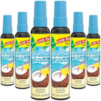 LITTLE TREES Car Air Freshener | Spray Provides a Long-Lasting Scent for Auto or Home | On-the-go Freshness | Caribbean Colada, 6 Air Fresheners