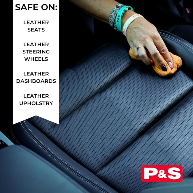 P & S Professional Detail Products – Premium Leather Conditioner & Protectant – Revives & Reconditions Leather – UV Protection & Intense Leather Scent - 1 Pint