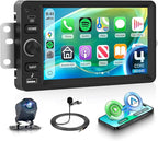 4G+64G Android Car Stereo for Chevrolet Chevy Silverado Impala Tahoe GMC Sierra Yukon Hummer H2 with Wireless CarPlay Android Auto, 7” Touchscreen Car Radio GPS WIFI SWC BT 32EQ Backup Camera