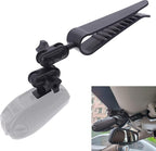Dash Cam Sun Visor Mount Holder/w Various Joints for Yi/Rexing/Falcon/Z-Edge/Old Shark/VANTRUE/Rove/AUKEY/APEMAN/KDLINKS/WheelWitness/Transcend/TaoTronics (99% On-Dash Cameras Suitable)
