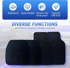 Starlight LED car Floor mat - Universal Type, Equipped with Remote Control Environment RGB Lighting kit, Waterproof and Washable, Vehicle Multi-Color Starlight Effect, Creating a Romantic Atmosphere