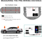 Ohleats RGB LED Rock Lights Extension Cable, 47 Inch/3.9 Ft RGB Cable Cord for Multi Color Underglow Rock Light Kits, Vehicle Wheel Well Lights Extension Wire, Car Accessories (2PCS)