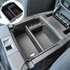 EDBETOS Center Console Organizer Tray Compatible with Jeep Wrangler JK/JKU 2011-2018 Rubicon Sport Sahara Accessories Armrest Storage Glove Box, (Black Trim)