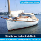 TotalBoat Marine Gelcoat for Boat Building, Repair and Composite Coatings (Neutral, Quart with Wax)