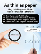 Metal Ring for Phone Case(0.4mm)，Compatible with Magnetic Ring Charger/Mount/Phone Holder Conversion Accessories，Applicable Universal Adhesive Metal Rings(NO Magnet) for iPhone Samsung Case(10PCS)