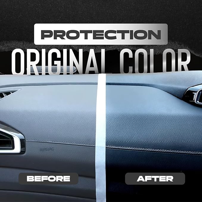 Cristal Products GX-3 Plastic Restorer – Black Plastic Restorer for Cars & Automotive Trim Restorer – Interior Car Cleaner & Exterior Faded Plastic, Vinyl & Rubber Renewer with Aloe Vera (8 fl oz)
