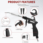 HANDY High Pressure Car Interior Cleaning Gun Interior Dryer Hair Dryer Car Detail Gun Fast Drying Blows Away Dust and Dirt Using Air