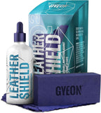 GYEON Q² LeatherShield – Durable SiO₂ Ceramic Leather Coating - Invisible Protection against Dirt, Liquids, Dye and UV Rays - Suitable for All Modern Leathers – 100 ml Supplied as 2x50ml