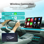 OneCarStereo Mini Wireless CarPlay Android Auto Adapter, Plug & Play, 2026 Upgrade, Convert Wired CarPlay to Wireless for iOS 10+, Fast Stable 5.8GHz Wi-Fi USB Car Play Dongle