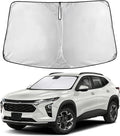EcoNour Windshield Sunshade Compatible for Chevrolet Trax 2013-2021 2022 2023, LS/LT/LTZA Sun Visor for Front Windshield & Window Sun Shade Cover, UV Heat Blocker & Protector, Car Accessories