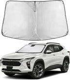 EcoNour Windshield Sunshade Compatible for Chevrolet Trax 2013-2021 2022 2023, LS/LT/LTZA Sun Visor for Front Windshield & Window Sun Shade Cover, UV Heat Blocker & Protector, Car Accessories
