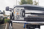 iJDMTOY Front Grille Side Mount Xenon White LED Daylight Driving Light Kit, Compatible With 2017-2019 Ford F250 F350 F450 XL XLT