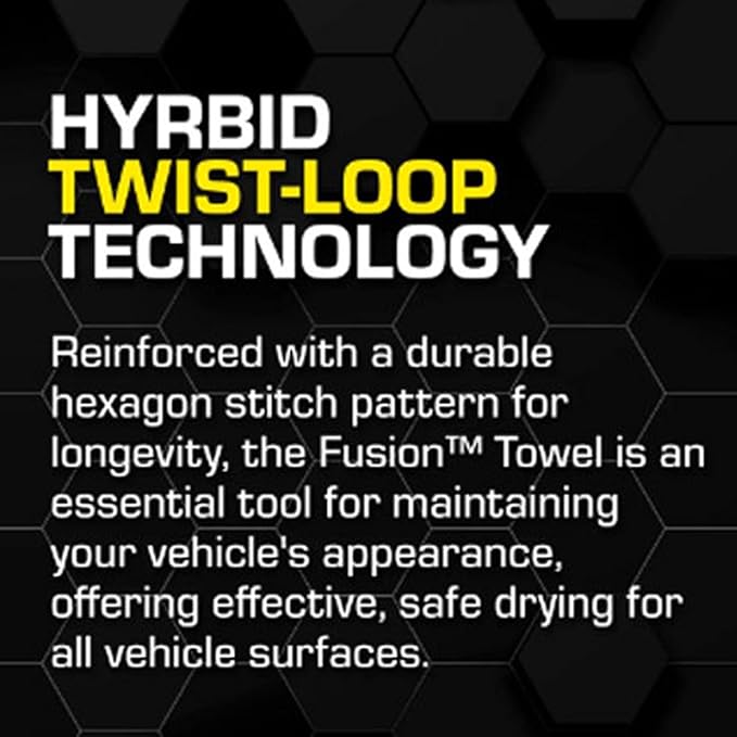 Ethos Car Drying Towel - 1000GSM Twisted Loop Microfiber Towels 20" x 30" - Car Drying Towels Extra Large, Dual Sided, Absorbs 12X Its Weight in Water! One Towel That Dries It All!