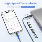 Basesailor USB C to Lightning Charger Cable 6.6ft with USB A Adapter,Type C Power Delivery PD Fast Charging Cord for iPhone 11 12 13 14 Mini Pro Max,SE,iPad 8th 9th Generation