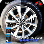 Blue Protectant Premium Spray-on Tire Shine, High Tire Shine Sprayable Dressing and Protectant for Tires, Trim, Rubber and Plastic, Long Lasting Premium Dressing (16 oz)