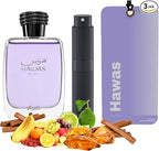 Luxury Car Perfume Long Lasting Air Freshener duration 60 days - Bottle 10ml + 2 tags aroma holder, PERFUME (HAWAS)
