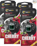 Car Air Fresheners Vent Clips, Essential Car Odor Eliminator, Perfect Scented Car Accessories, For Long Lasting Fragrance up to 30 days, 0.07 FL.OZ (Cherry, 4 Packs)