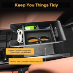 For Toyota Camry Center Console Organizer for 2025 2026 Toyota Camry (LE/SE/Nightshade/XLE/XSE) Middle Armrest Storage Tray Insert, OEM Fit, Non-Slip Waterproof 2025 2026 Toyota Camry Accessories