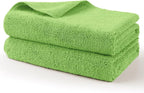 HOMEXCEL Professional Large Microfiber Car Drying Towels 2 Pack-31" x 24", Lint Free, Scratch Free, Highly Absorbent Drying Towel for Cars, SUVs, RVs, Trucks, and Boats, Dark Green