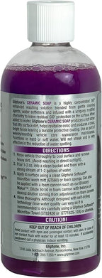 Gliptone Professional Car Care Si02 Enhanced Ceramic Car Wash Soap, Cleans, Shines & Protects (16 Fl Oz)