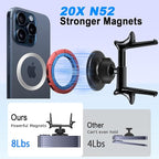 MagSafe Car Mount for Mercedes-Benz, Round Air Vent Holder with Strong Magnet, Compatible with Mercedes Benz GLC, C-Class, E-Class, A/B-Class, GLC/GLB/GLA/Sprinter, Mercedes Benz Accessories