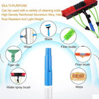 16ft Teles Window Cleaning Pole with Water Fed Brush Extendable Cleaner for Conserva Roofs and High Perfect for Easy Streak Free Cleaning