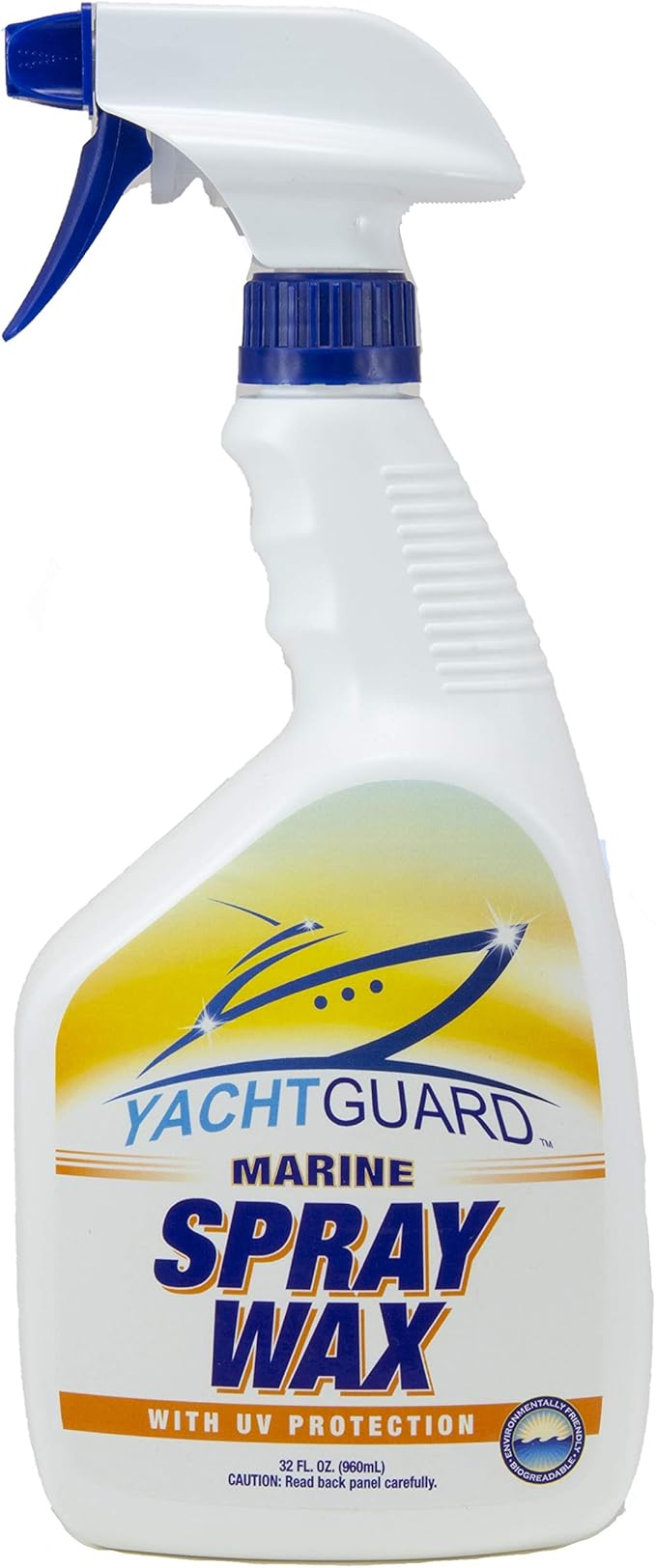 Spray Wax with UV Protection - Marine Wax For Boats with UV Protectant for a Gloss Shine Finish and for Car Detailing on Trucks and RVs (32 Oz Bottle)