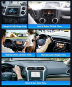 2026 CarPlay Wireless Adapter, Android Auto AI Box, Turn Car Screen into TV (Stream Netflix/YouTube), Plug & Play Magic Video Dongle, Support TF Card, Bluetooth 5.1 + WiFi Connectivity