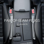 2PCS Car Seat Gap Filler Organizer,2 in 1 Car Gap Filler with Fill and Storage Function for Storing Phones Keys Cards,Universal Multifunctional No Drop Seat Guard for Cars