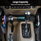 DIAMOOKY Upgraded Metal Magnetic Center Console Organizer for Jeep Wrangler JK JKU 2018 2017 2016 2015 2014 2013 2012 2011 Accessories, Gear Shift Side Storage Box Tray, Integrated (Not for JL/JLU)