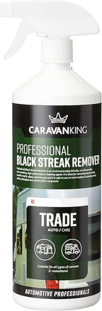– Black Streak Remover Spray – Fast-Acting Cleaner for Caravans & Motorhomes, Targets Black Marks, Tree Sap, Algae & Grime – Safe on Paint, Plastic & GRP, 1L