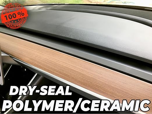 RENEW PROTECT, DASH - Permanent Ceramic-Hybrid Protectant for Interiors, 100% Color Restorer, Coated Leather, Vinyl, Sticky Dash Repair, Low-Glare, UV Block, Dry-Seal-Safe | Interior Protection