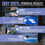 Alpha Quartz 50ml Elastic Film Ceramic Coatings for Cars with 92% Hyper Particles for High Performance, Beginners & Pro Detailers, 4-Hour Cure, Deep Gloss, Slick & Hydrophobic (Covers 2 Midsize Cars)