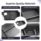 LUWU 2024-2026 Charger Daytona Center Console Organizer for 2024 2025 2026 Charger Daytona R/T Scat Pack Accessories OEM Fit Armrest Console Storage Box Insert Tray Durable ABS Material Black