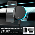 Wireless Car Mount Charger Fast Charging for Tesla Model 3/Y/3 Highland/Y Juniper (Model 3 17-23& Model Y 20-24, with OBD Charger)