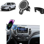 PZK Car Phone Mount for Chevrolet Equinox 2018 2019-2021 2022 2023 Accessories Chevy Car Phone Holder Magnetic 15W Fast Wireless Charger Air Vent 360° Rotation Hands Free Phone Automobile Cradles