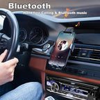 Single Din Car Stereo with CD/DVD Player | Bluetooth | FM/AM/RDS Radio | USB SD AUX Audio Receiver