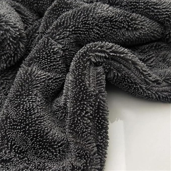 Plush Microfiber Car Wash Towel High GSM Auto Detailing Drying Cloth