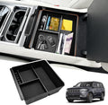 Center console Organizer Tray Compatible with 2022-2026 Jeep Wagoneer/L, 2022-2026 Jeep Grand Wagoneer/L Accessories, Armrest Storage Box with Coin Container（Not for Wagoneer S