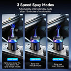 Smart Car Air Freshener, Enlarged Spray Nozzle, Car Air Freshener Diffuser Pro, Auto On/Off, Adjustable Modes, 8 Ambient Lights, Long-lasting Premium Scents (Grapefruit)