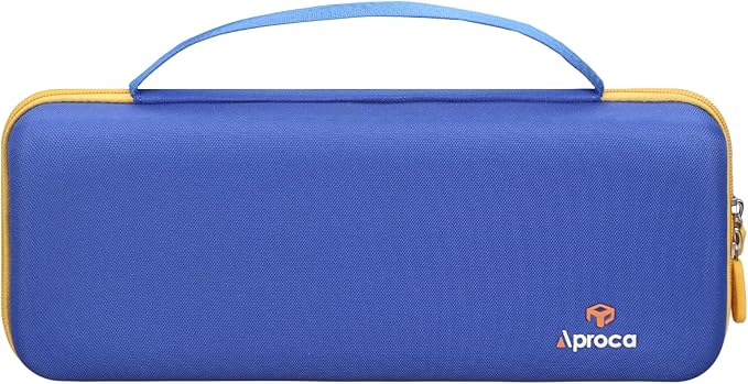 Aproca Blue Portable Hard Storage Case, for Fanttik V8 Apex/Slim V8 Mate Cordless Car Vacuum and Accessories (Case Only)