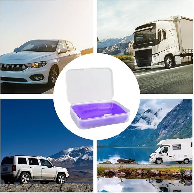Car Clay Bar - purrple Auto Detailing Magic Clay Bars | Auto Clean Wash Bars | Car Wash Mud | Auto Glass Cleaner | Car Detailing Clay | Car Interior Detailing Kits for Cleaning Cars