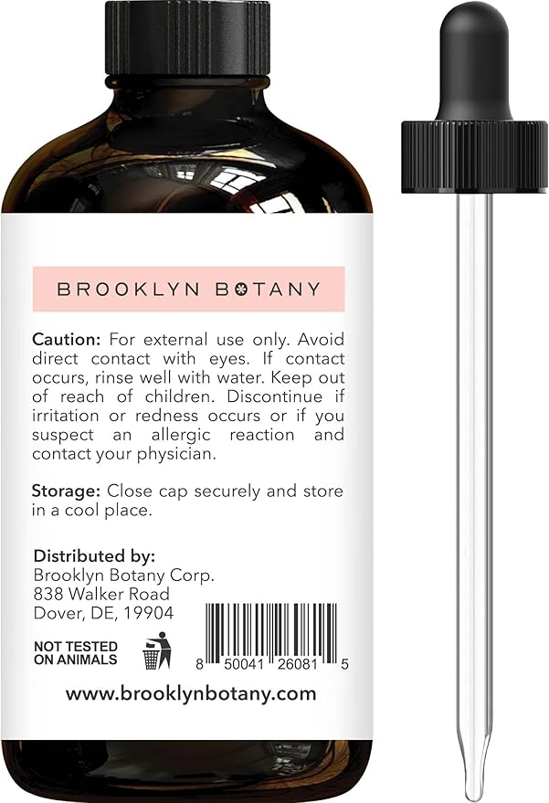 Brooklyn Botany Thyme Essential Oil - Huge 4 Fl Oz - 100% Pure and Natural - Premium Grade with Dropper - for Aromatherapy and Diffuser