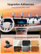 for Magsafe Car Mount Charger, [100% Stable] 15W 2 in1 Magnetic Wireless Car Charger, Vent/Dashboard Phone Holders for Your Car for Women Men Car Phone Holder Car Charger for iPhone 17 16 15 14 13