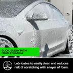 Ceramic Car Shampoo - Slick Car Wash Soap for Ceramic Coatings - pH-Balanced Car Wash Shampoo - Adds Hydrophobic Protection | Enhances Coatings, Waxes or Sealants | Incredible Shine